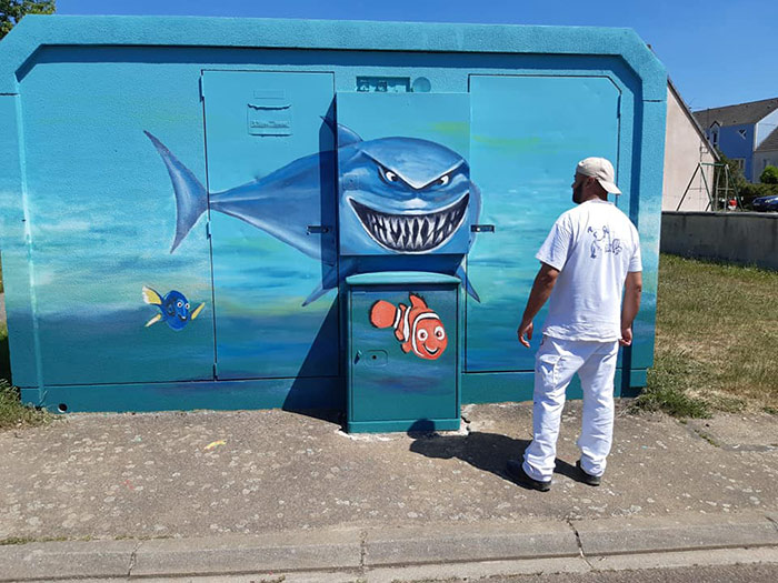 realisation de fresques et peintures - regie des quartiers evreux