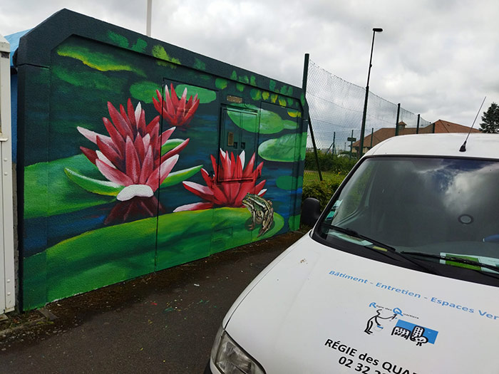 realisation de fresques et peintures - regie des quartiers evreux